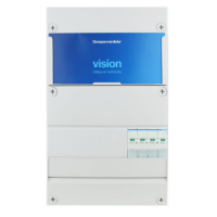 Hager 3-Fase Groepenkast 1xHS 4P - 365x220 mm
